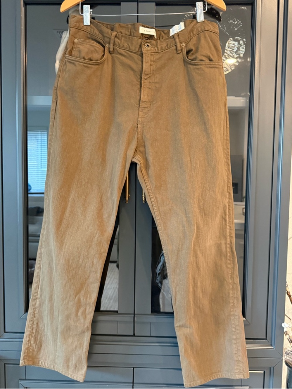 Billy Reid Denim Pants in Brown